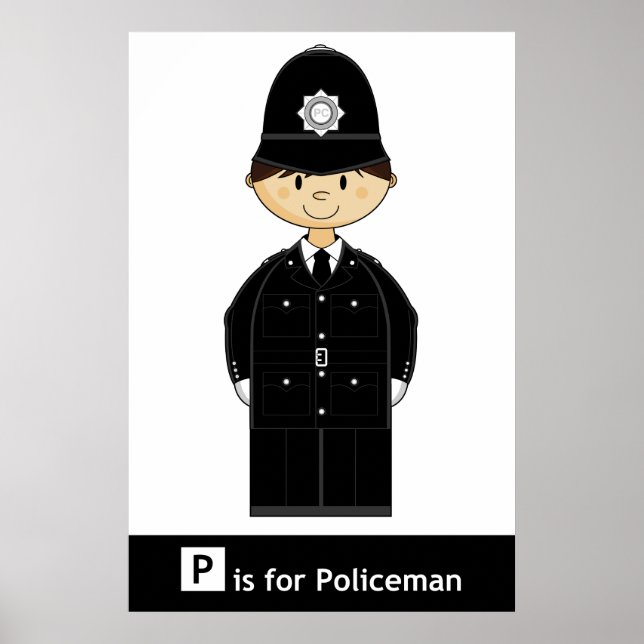 Classic British Policeman Poster (Front)