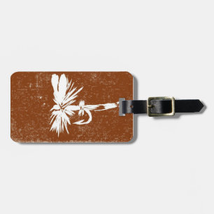 Classic "Brown Coachman" Dry Fly Luggage Tag