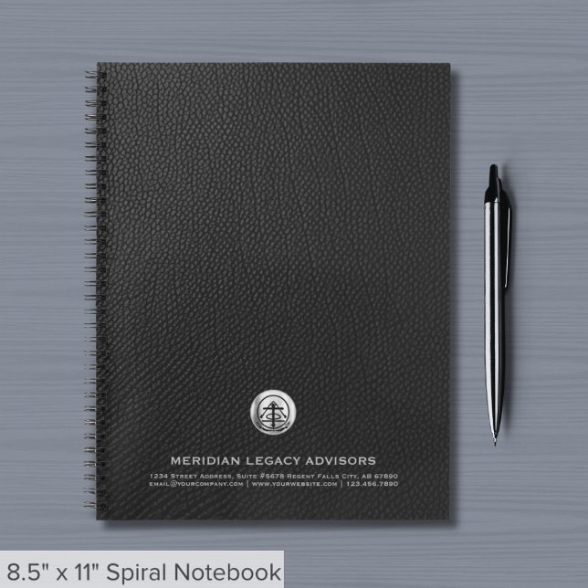Classic Brushed Silver Logo Notebook (Creator Uploaded)