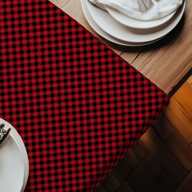 Classic Buffalo Table Runner Red and Black Plaid (Classic Buffalo Table Runner Red and Black Plaid)