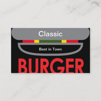 Classic Burger Business Card