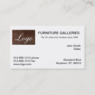 Classic Burgundy Logo Business Cards