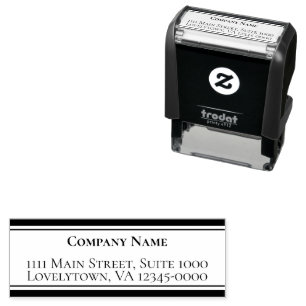 Classic Business Return Address Self-inking Stamp