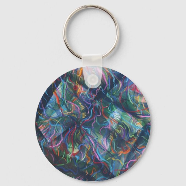 Classic Button Keychain (Front)