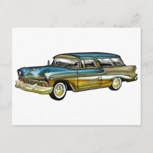 Classic Cadillac 2 Door Hard Top Postcard
