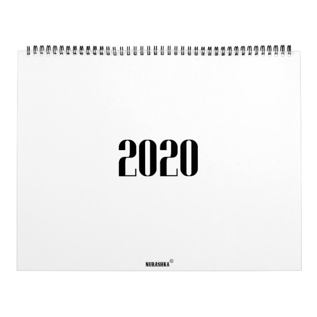 Classic Calendrier des années 1950 2020 (Protection)