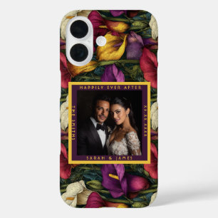 Classic Calla Lilies Flower Countryside Wedding iPhone 16 Case