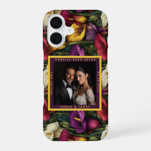 Classic Calla Lilies Flower Countryside Wedding iPhone 16 Case