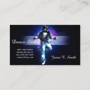 Classic Calling Card-Dance Studio Sample Card