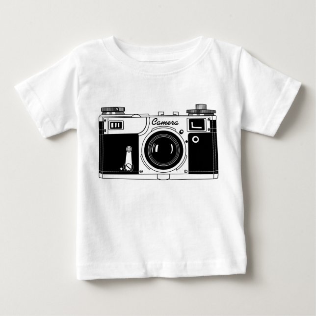 Classic Camera Baby T-Shirt (Front)