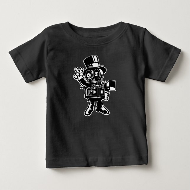 Classic Cameraman Baby's T-Shirt (Front)