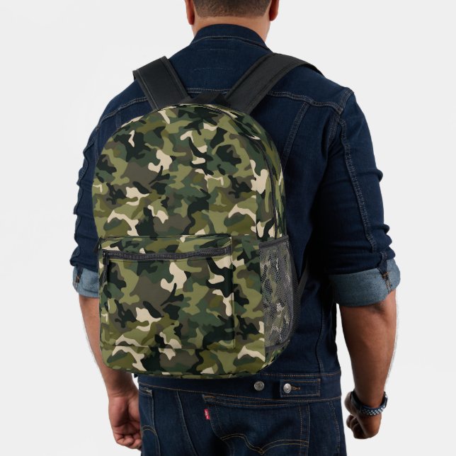 Classic Camouflage Printed Backpack (Insitu (Model))