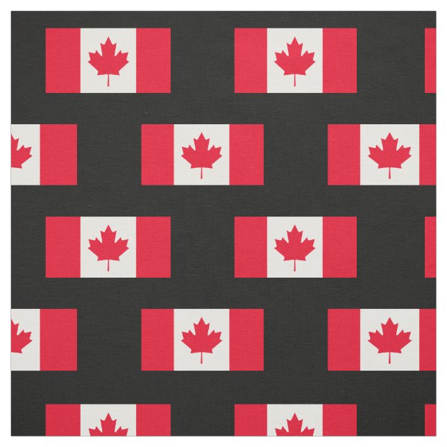 Classic Canada Flag Fabric (Swatch)