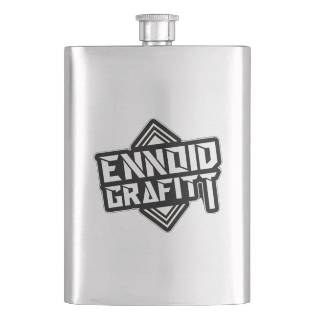 Classic Canteen ENNOID GRAPFITT Hip Flask (Front)
