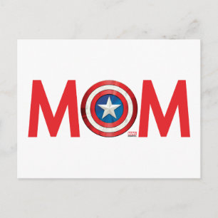 Classic Captain America Mom Postcard
