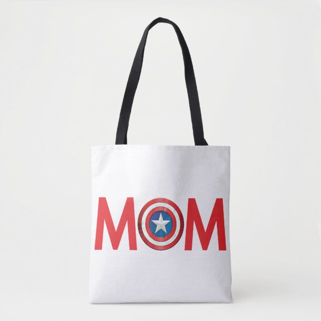 Classic Captain America Mom Tote Bag (Front)