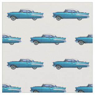 Classic car 1957 Chevy BelAire Fabric