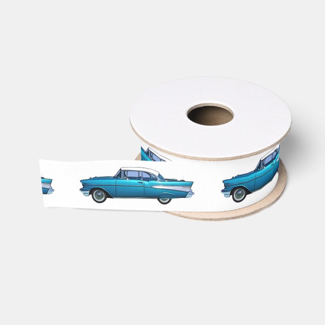 Classic car 1957 Chevy BelAire Grosgrain Ribbon (Spool)