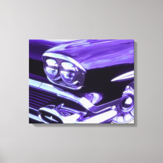 Classic car: 1958 Chevrolet Canvas Print (Front)