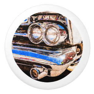 Classic Car Beauty Ceramic Knob