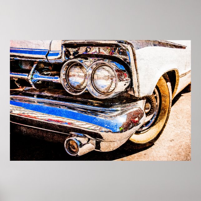 Classic Car Beauty Poster (Front)