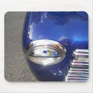 Classic Car -blue Mouse Pad