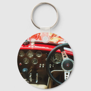Classic Car Bra Cobra Keychain