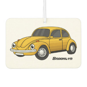 Classic car cartoon air freshener