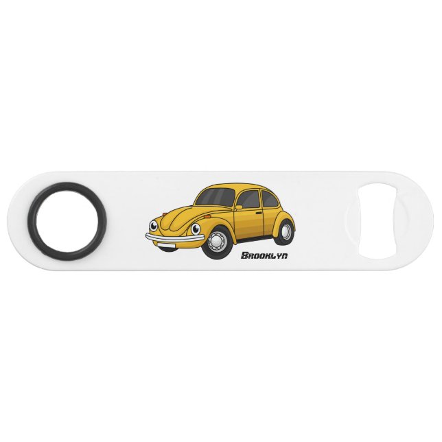 Classic car cartoon bar key (Front (Horizontal))