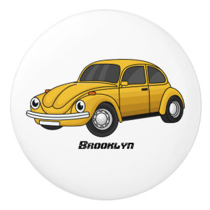 Classic car cartoon ceramic knob