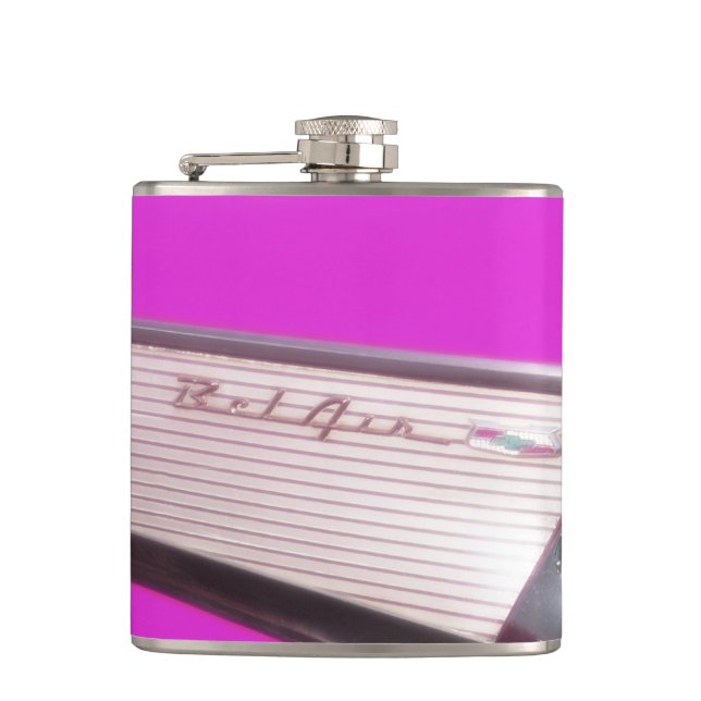 Classic car: Chevrolet Bel Air Hip Flask (Front)