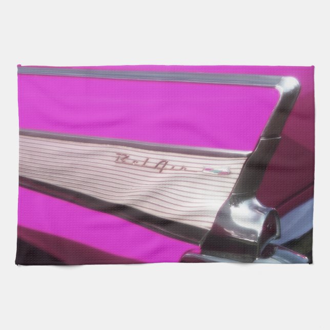 Classic car: Chevrolet Bel Air Kitchen Towel (Horizontal)