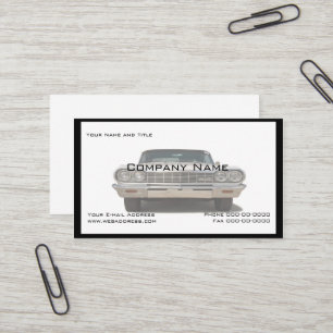 Classic Car Collector Business Card