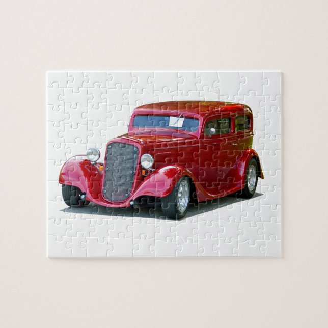 Classic Car Design Jigsaw Puzzle (Horizontal)