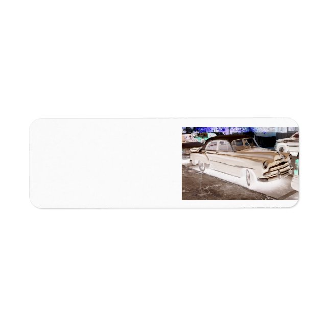 CLASSIC CAR design return address labels (Front)
