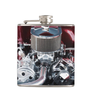 Classic Car Engine Hip Flask