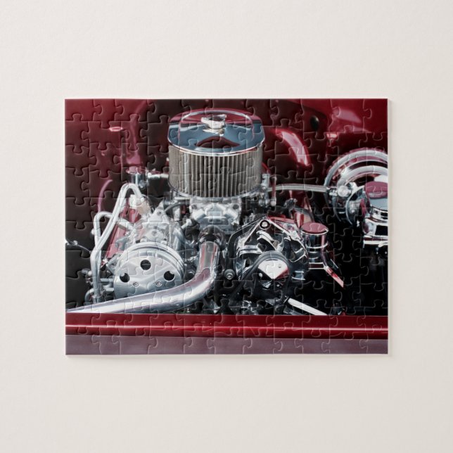Classic Car Engine Jigsaw Puzzle (Horizontal)