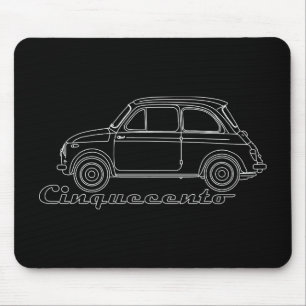 classic car Fiat Cinquecento The PUCH 500 Mouse Pad