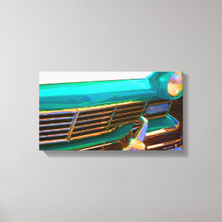 Classic car front end pop art choose .75 canvas print