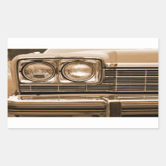Classic Car Headlight Closeup Sticker