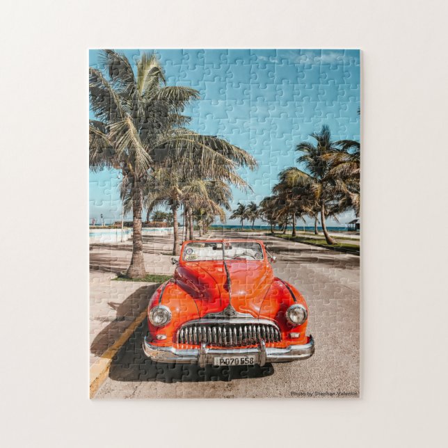 Classic Car in Cuba Jigsaw Puzzle (Vertical)
