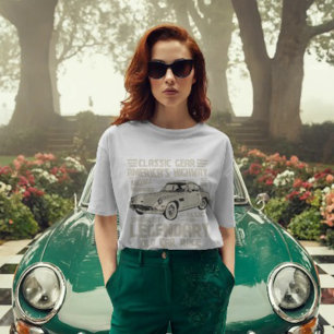 Classic Car Lovers T-Shirt Legendary Old Car