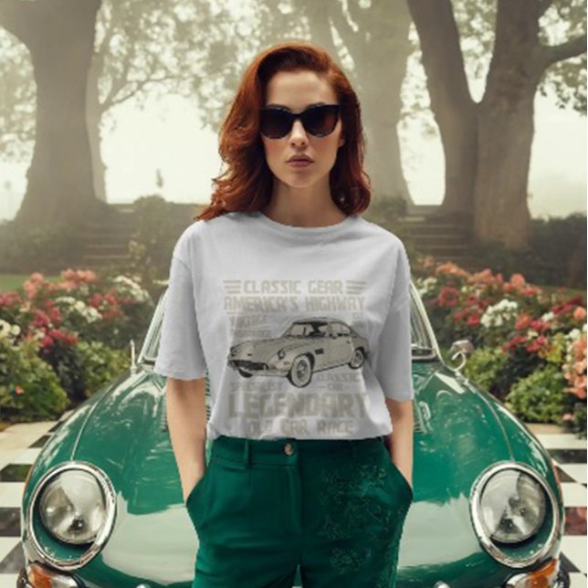 Classic Car Lovers T-Shirt | Legendary Old Car (Creator Uploaded)