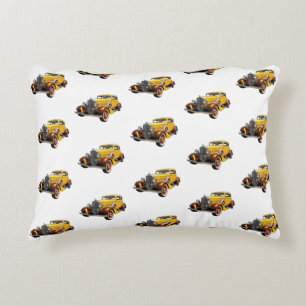 Classic Car Modern Cool Accent Pillow