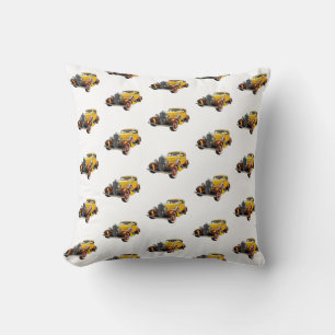 Classic Car Modern Cool Throw Pillow