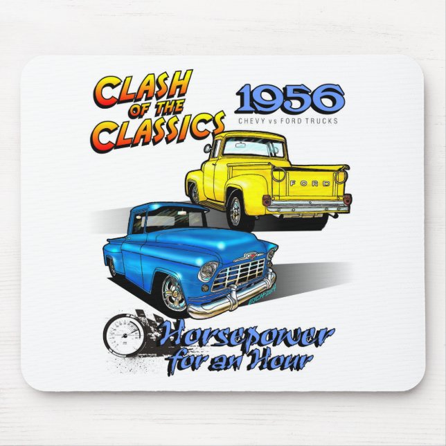 Classic Car MousePad Collection (Front)