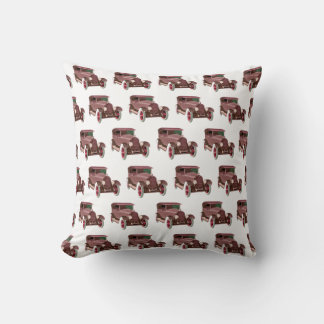 Classic Car Pattern #4 @ Garysretrogarage Throw Pillow