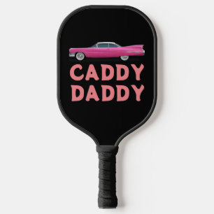 CLASSIC CAR PINK CADDY DADDY Pickleball Paddle