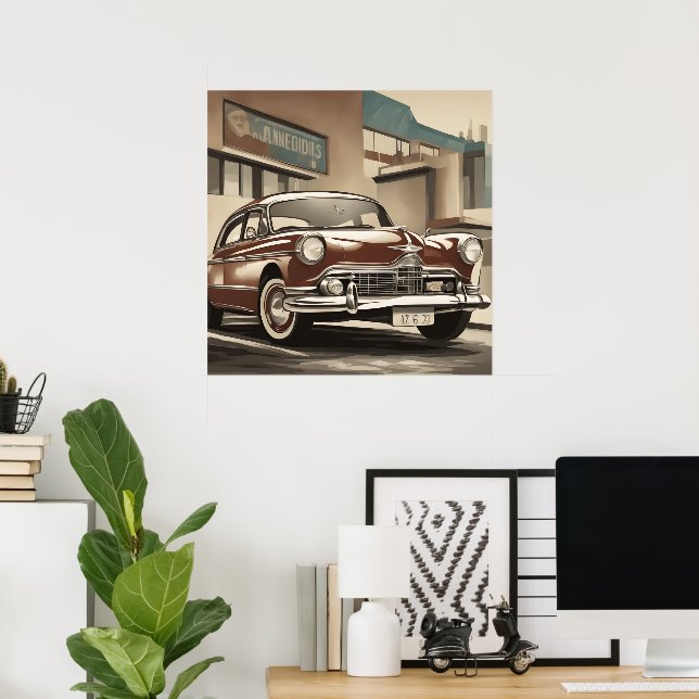 Classic car poster (Home Office)