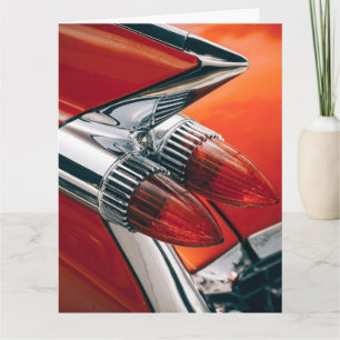 CLASSIC CAR RED BIRTHDAY Greeting Card